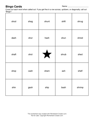 Bingo Cards